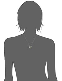 Plata de ley chapado en oro amarillo 18 K Multicolores Swarovski Crystal Collar con Colgante Abeja, 18"