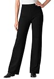 Women's Plus Size Tall Pants In Stretchy Ponte Knit