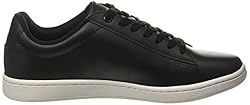 Lacoste Women's Hydez Sneaker, Black/Gold, 7