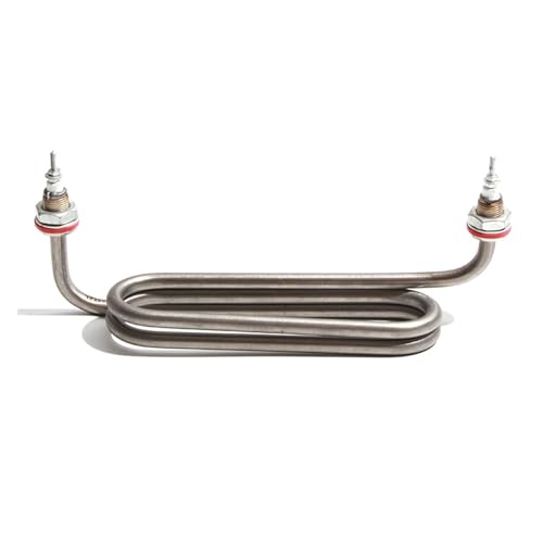 304 Stainless Steel Double U-Shape Electric Heating Element - 2KW/3KW/4KW, 220V/380V, M18 Copper Thread (250mm 2KW Shown)