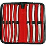 SURGICAL ONLINE 8 Hegar Medical Dilator Sounds Set 7.5inch Double Ended Instrument (Double Ended)