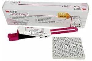 MADRID DENTAL SUPPLY Relyx Luting 2 CEM (Trial Clicker) Kit Refill (Pack of 1-11g Clicker & 1 Mixing Pad) Self-Cure (White Opaque Shade) (3525TKA)