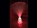 Lightahead® LED RGB Color Changing Crystal Fiber Optic Lamp with Cone Base with Clear Crystals for Wedding Christmas Party Holiday