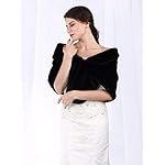 Aukmla Sleeveless Faux Fur Shawl Wedding Fur Wraps and Shawls Bridal Fur Stole for Brides and Bridesmaids