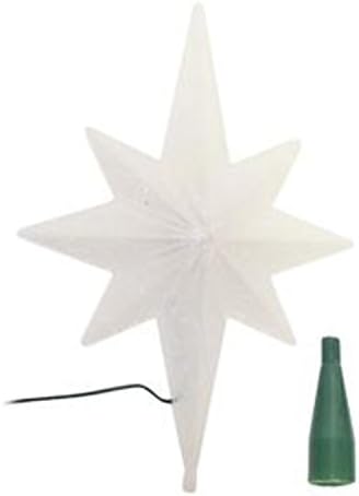 By BriteStar 14.5" Winter Frost B/O Multi-Color LED Bethlehem Star Christmas Tree Topper