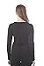 Long Sleeve Crewneck Knit Sweater Top with Button On The Sleeves