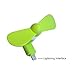 Dreamvasion Replacement 8pin Lighting Mobile Phone Fan Portable Flexible Fans for iPhone 6/Plus，iPhone 5/5s (Green)