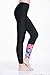 Women's Black Long Swimming Pants Swim Tights Elastic Leggings Unique Black Asian L = US M