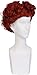 Red Hocus Pocus Winifred Sanderson Cosplay wig Xcoser Red Curly Hairs for Women