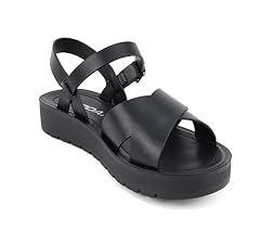 Soda CHESTER ~ Women Flat Sandals Flatform Ankle