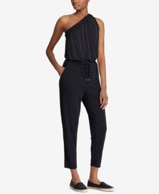 Women's black capri jumpsuit Clearance