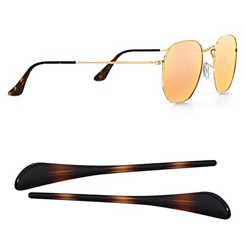 Replacement Temple Tips Ear Socks for Ray-Ban RB3025 Aviator