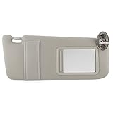 IAMAUTO 14925 New Sun Visor Right Passenger Gray for 2007 2008 2009 2010 2011 Toyota Camry with Vanity Light