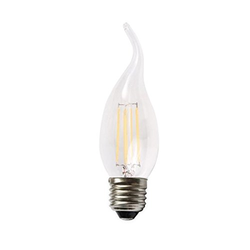 Merriway BH05046 4 W LED Filament Bulb, Glass, E27 - Warm White