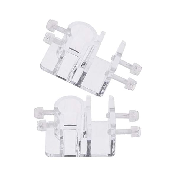 CUTICATE 2X Acquario Acquario 1,02 Pollici Diametro Tubo Tubo Flessibile Clip Gancio Gancio Acrilico