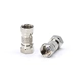 THE CIMPLE CO - Cable Extension Coupler for Coaxial Cables | 4 Pack | F81 (Male to Male) 3GHz Satellite, Cable TV, and Cable Internet Rated