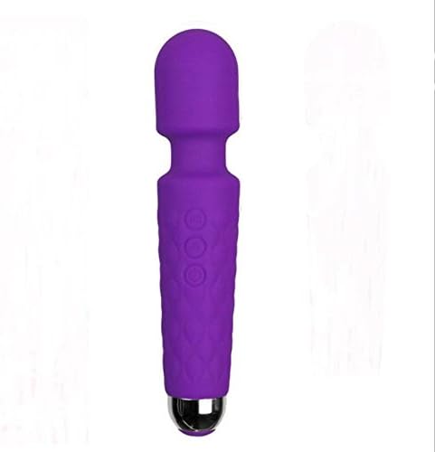 Cordless Wand Massager - Speed 20X Rechargeable Handheld Personal Mini Wireless Strong Therapeutic Vibrating Power - Best Rated for Travel Gift - Magic Stress Away - Perfect for Muscle Aches and Perso