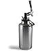 TrailKeg Half Gallon Package - Stainless Steel Growler For Beer - Vacuum Insulated Double Wall Design - Chrome Tap And Dual Stage CO2 Regulator - Keeps Drinks Perfectly Cold And Carbonated