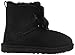 UGG Women's W GITA Bow Mini Fashion Boot, black, 9 M US