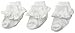 Jefferies Socks baby girls Newborn Eyelet Lace 3 Pair Pack infant and toddler socks, White, 12-24 Months US