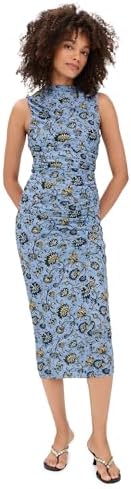 veronica beard ruben cotton midi dress Veronica Beard, Ruben denim midi dress, Women, Blue, XL+, Dresses, Cotton