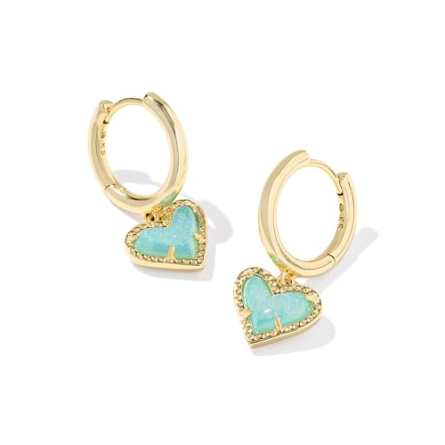 Kendra Scott Ari Heart Huggie Earrings for Women, Fashion Jewelry