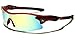 Half Frame Kids Teen Age 8-16 Performance Baseball Cycling Running Sport Sunglasses Color Mirrored Lens