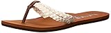 Reef Women's Twisted Sky Flip Flop, Cream, 8 M US