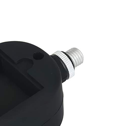 Elektronischer Angelköderalarm mit Sound Lichtanzeige Fisch Bissanzeiger für Angelrute Rutenschnur Schwarz – Bild 7