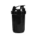 UncleHu Shaker Bottle for Protein Mixes with 22-Ounce Transparent Bottle, Two Storages and One Pill Tray,Free Combination