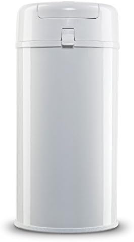 Bubula Steel Diaper Pail, White by Bubula