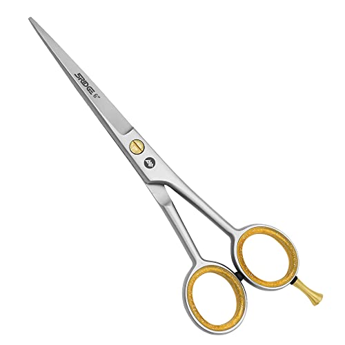 Forbici parrucchiere professionali per barbiere taglio capelli con pettine e PU astuccio - extra affilate in acciaio inossidabile - Forbici per capelli