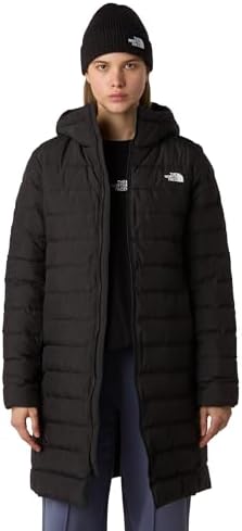 1 Madison Ladies' Water Resistant Long Parka with Faux Fur Hood (M