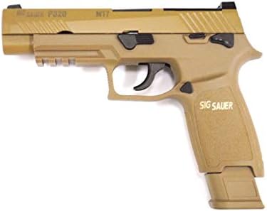 Amazon Aeg Sig Sauer P3 M17 ロング ガスブローバック ガスガン リアルフル刻印 Tan 樹脂フレーム版 ハンドガン 通販