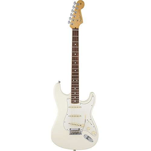 Fender 2016 Limited Edition American Standard Stratocaster Channel Bound Guitar, 21 Frets, Modern C Neck, Rosewood Fingerboard, Olympic White
