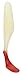 Bass Assassin Saltwater Sea Shad-10 Per Bag (Glow/Fire Tail, 4-Inch)