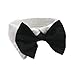 Formal Black Dog Bow Tie (XXL: Neck 23-26