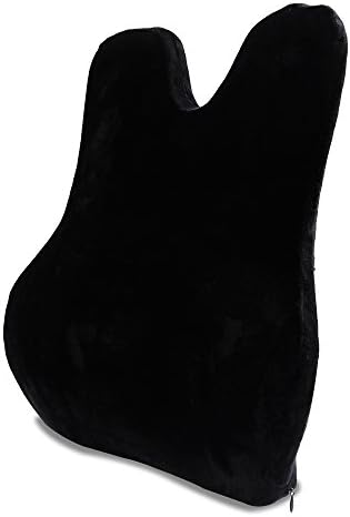 Lumbar Back Support Cushion with Premium Memory Foam and Adjustable Strap Providing Lower Back Pain Relief