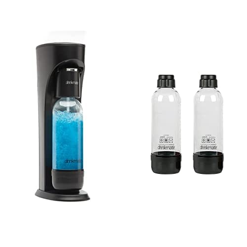DrinkMate OmniFizz Sparkling Water and Soda Maker, Carbonates Any Drink