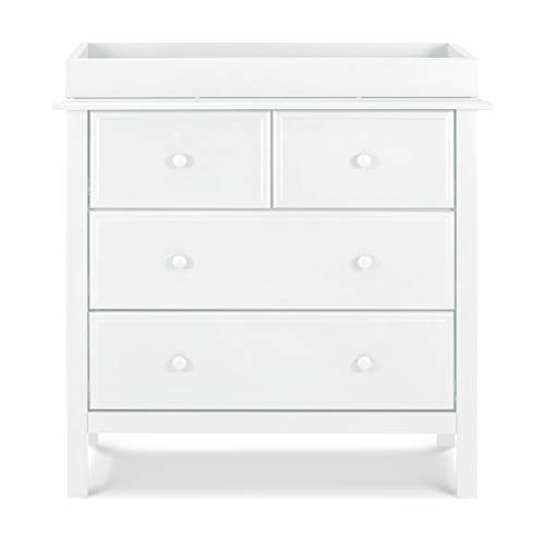 DaVinci Autumn 4Drawer Dresser in White, Greenguard Gold Certified