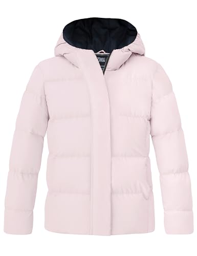 ZSHOW Girls' Lightweight Puffer Jacket Warm Hooded Winter Coat Quilted Outerwear Jacket