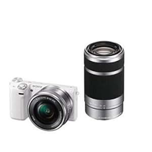 -A6000微单数码相机 白色 双镜头套装(16-50+