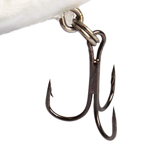 Wymaodan Ensemble De Leurres De Pêche, 5 Pièces 8 Cm Appât Souple Tête De Plomb Leurres De Poisson De Mer Matériel De Pêche Pointu Triple Crochet Appât Artificiel Queue En T