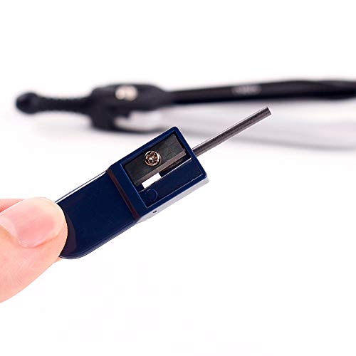 Looneng Lead Pointer Sharpener and 2mm Compass Leads Set