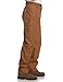 Carhartt Men's Firm Duck Double-Front Work Dungaree Pant - 33W x 32L - Carhartt Brown