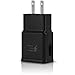 Samsung Galaxy Tab S2 8.0-inch Adaptive Fast Charger Micro USB 2.0 [1 Wall Charger + 5 FT Micro USB Cable] AFC uses dual voltages for up to 50% faster charging! - BLACK - Bulk Packaging
