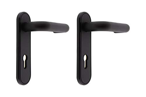 Tesa Assa Abloy ME0L972NM Monobloc Series Handle Set Matte Black with Socket to 72 mm Handle – Handle