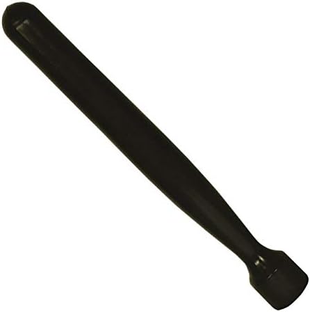 Bar Maid CR-1240 9" Flat-Head Muddler - Plastic, Black