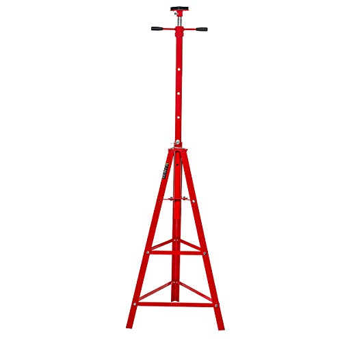 Stark Underhoist Tripod Stand 2 Ton Capacity High Lift Jack Stand Reach Under Hoist Stand High-Position Lift Range, Red - Image 4