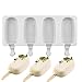 Aoile 4-Hole Silicone Ice Cream Maker Pop Mold Popsicle Lolly Mould Ice Cube Tray Pan DIY Kitchen Tool small